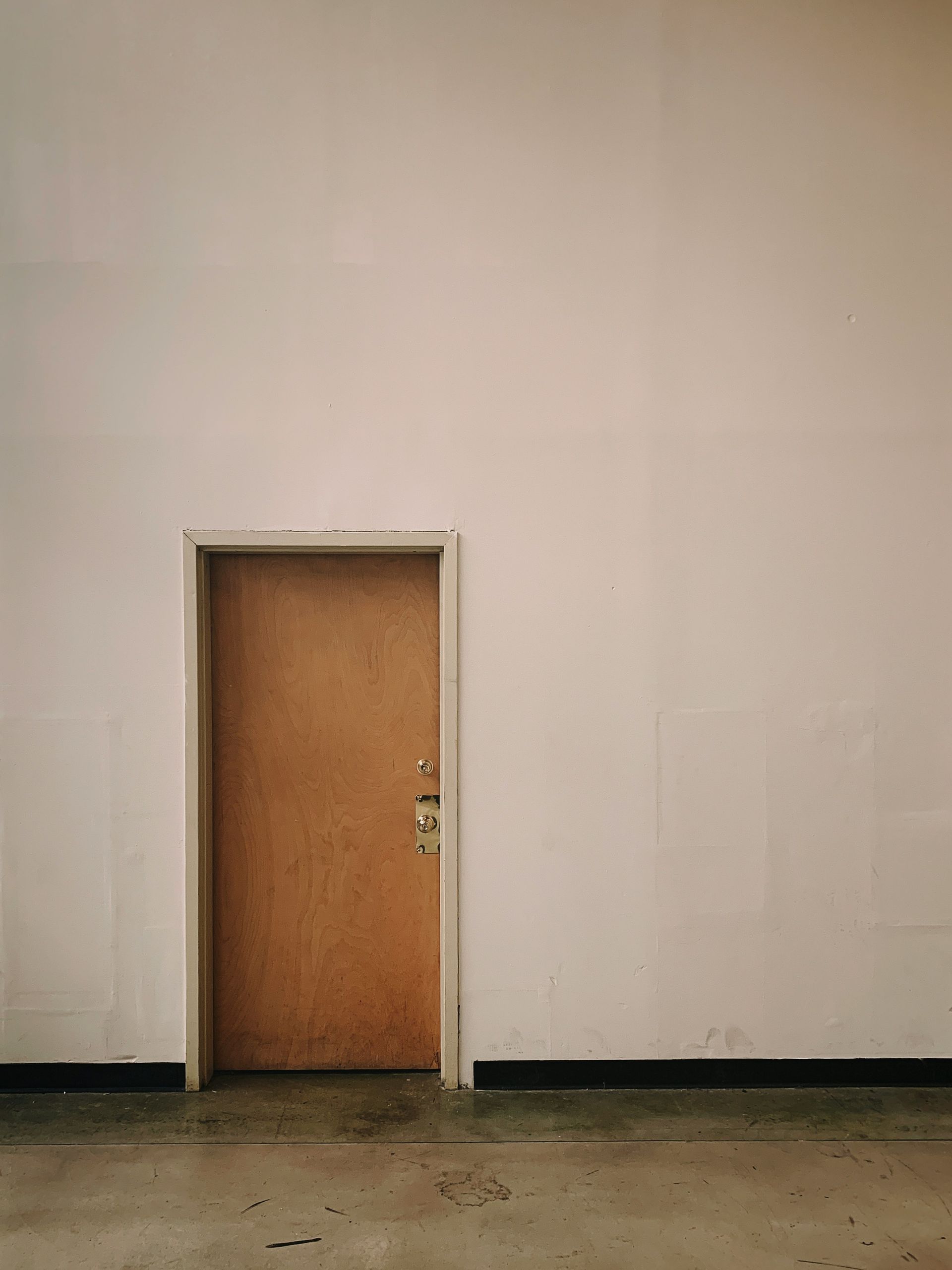 closed door